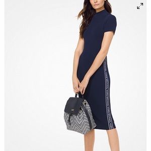MICHAEL KORS LOGO TAPE DRESS